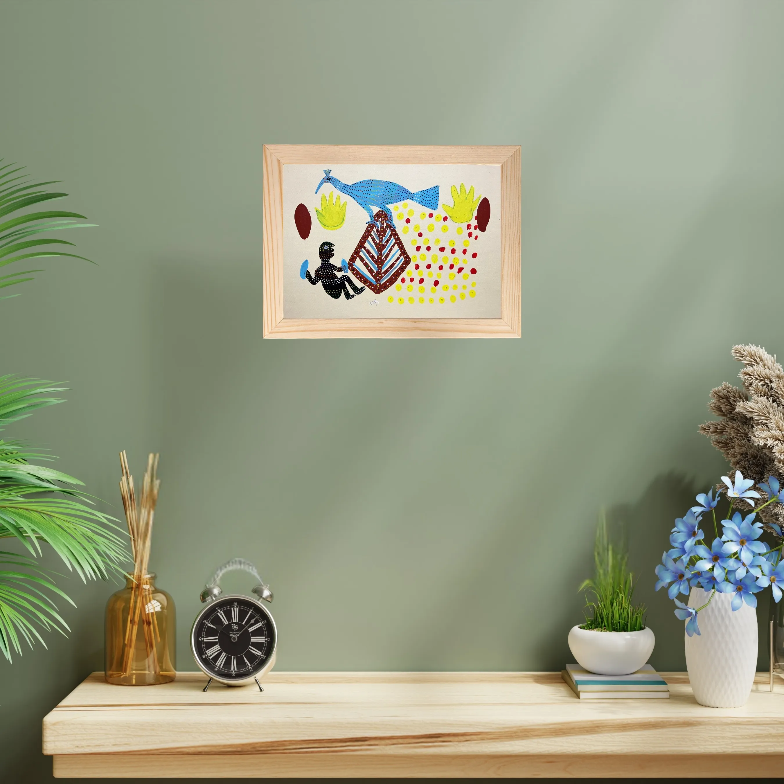 Peacocks Painting