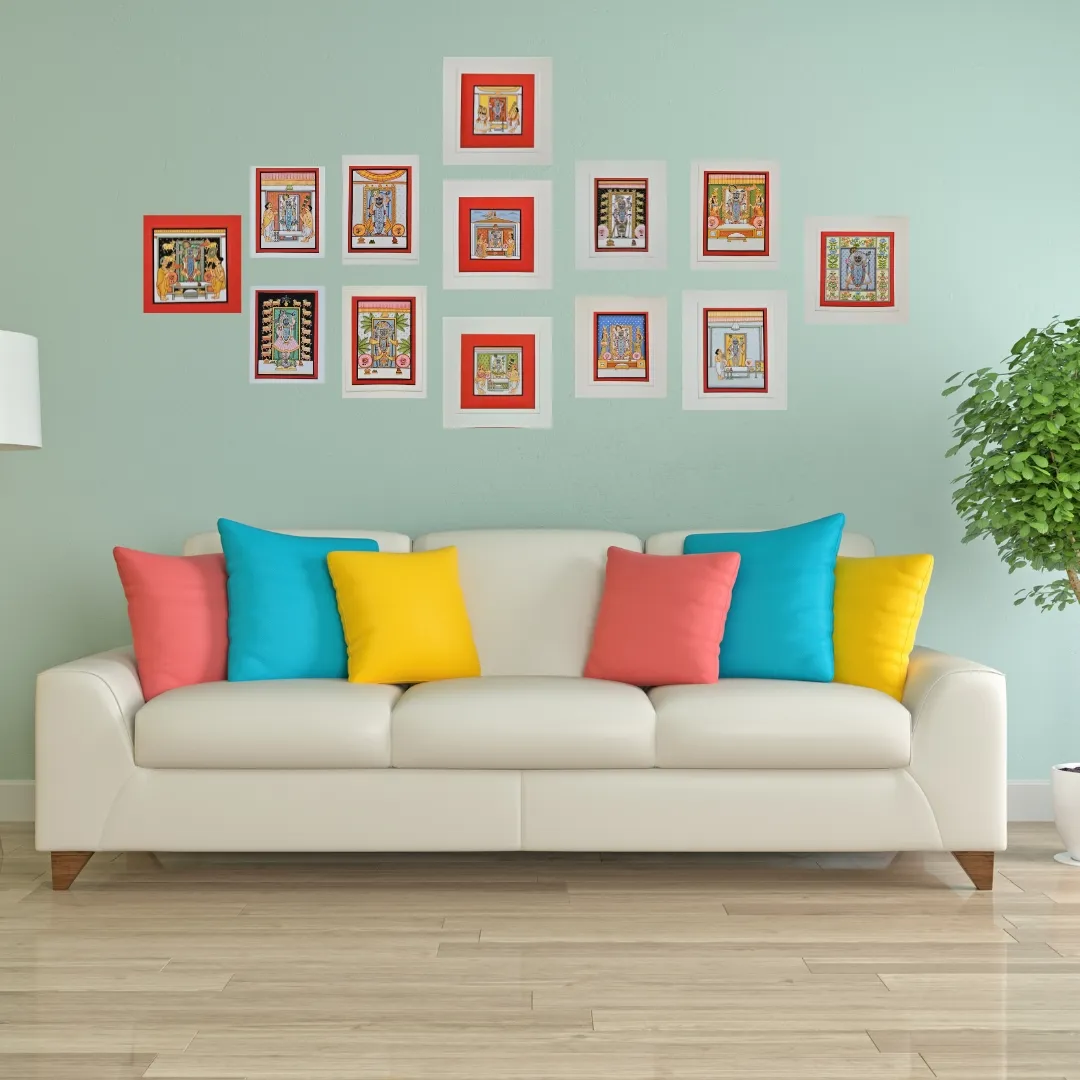 13 Darshan (Set of 13 paintings)