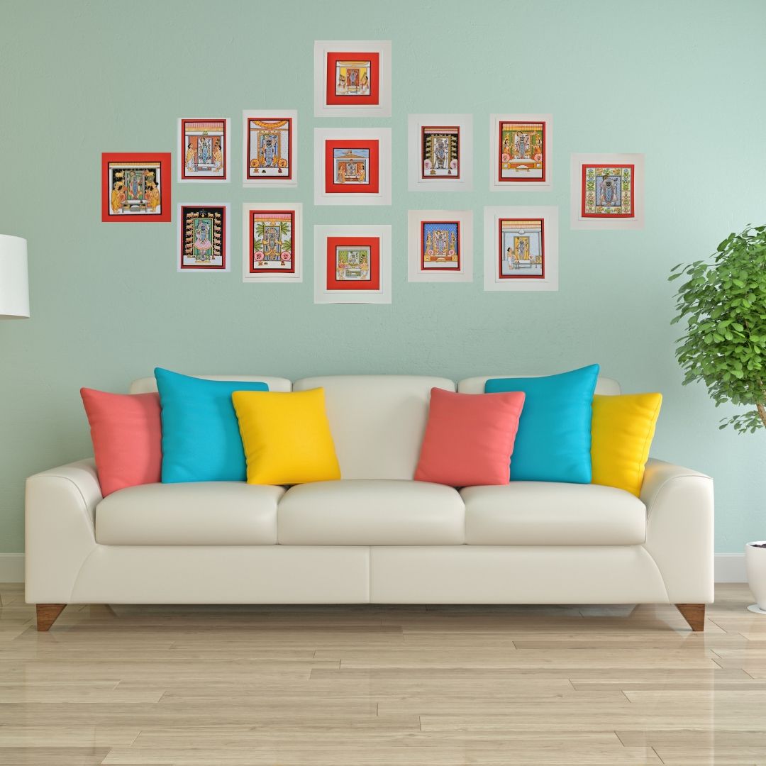 13 Darshan (Set of 13 paintings)