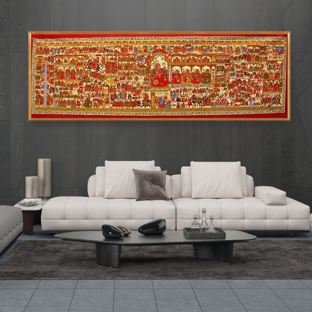 Traditional pabuji ki phad 3