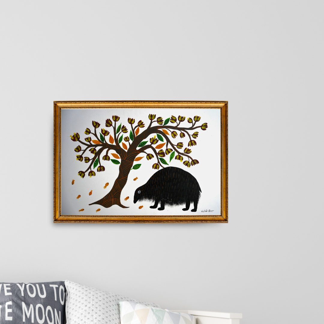 The Sacred Bond: The Baiga, the Bear, and the Mahua Tree Product Image