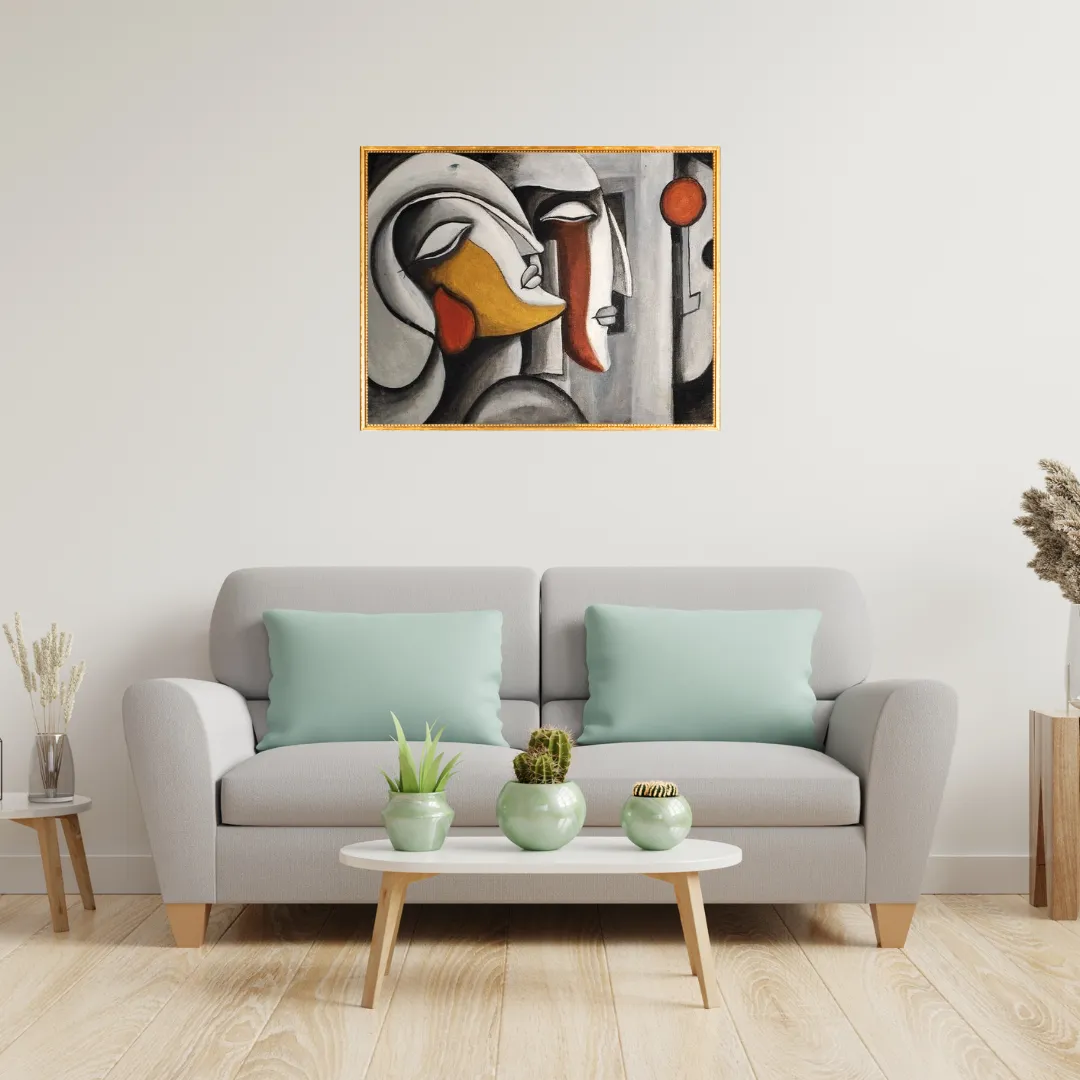 Handmade Modern Abstract Canvas Painting