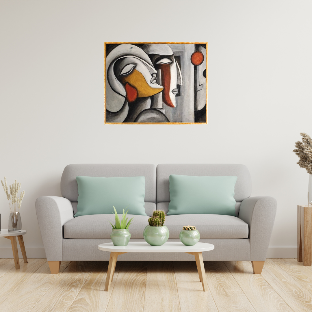 Handmade Modern Abstract Canvas Painting