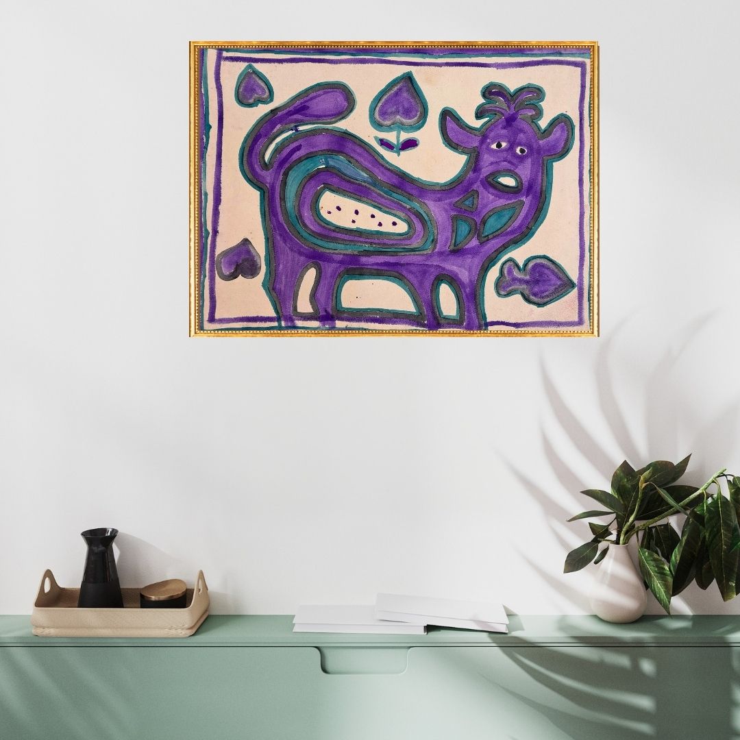 The Violet Herd by Sajhwa Devi