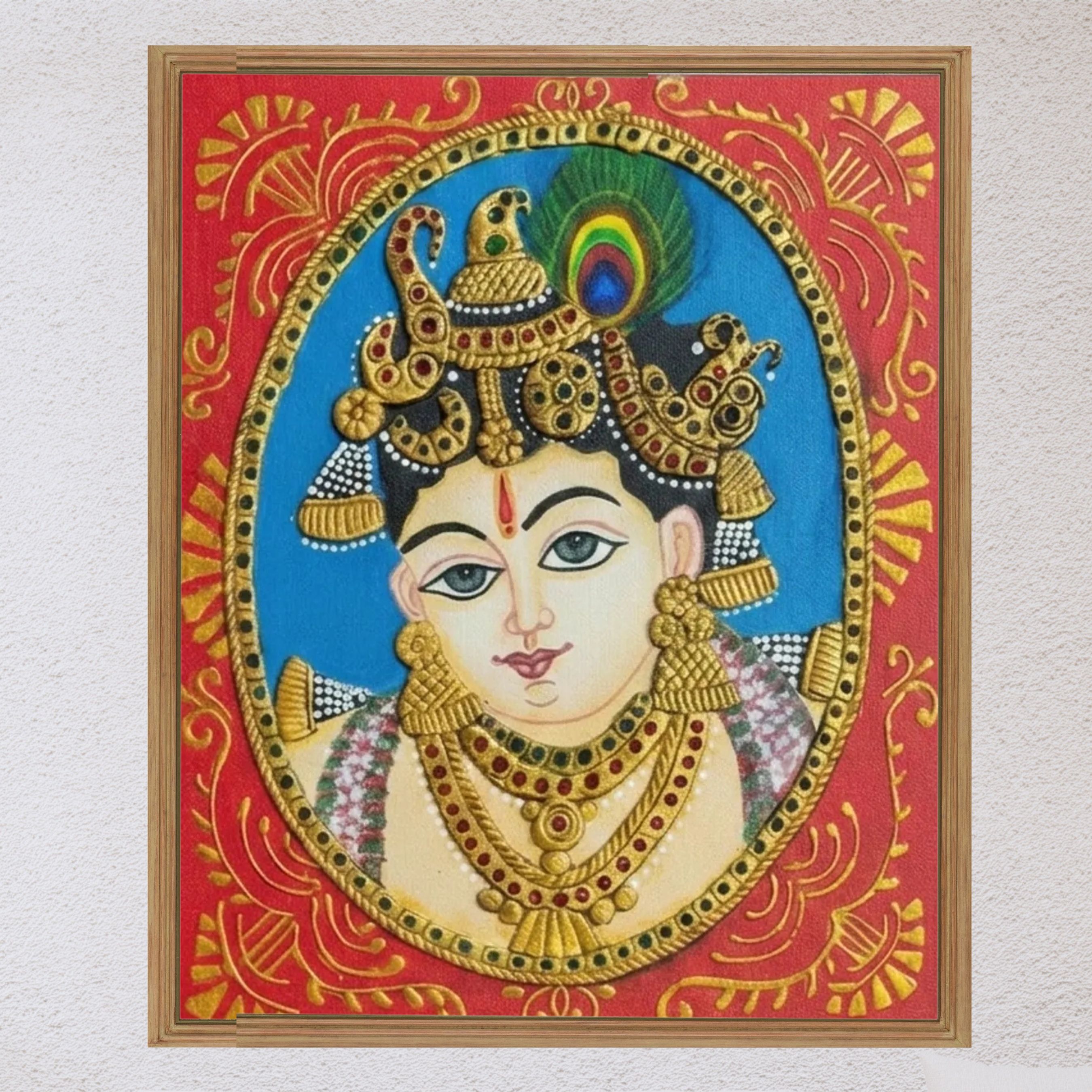 Handcrafted Shri Krishna Portrait