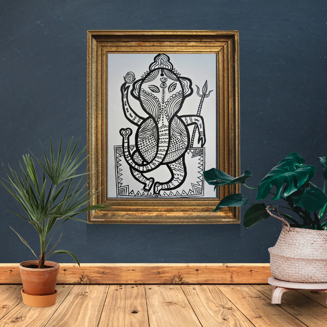 Ganesh Ji B/W