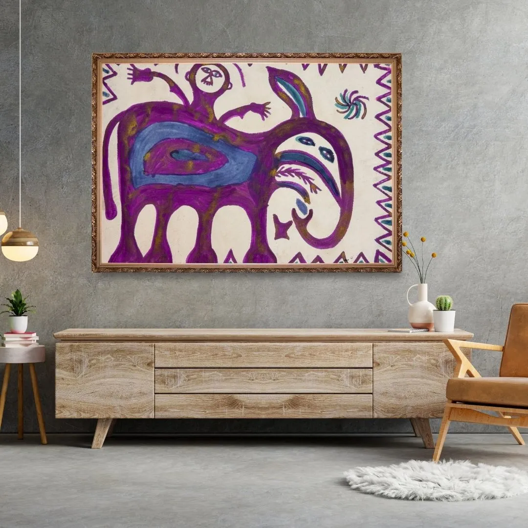 Child and Elephant Spirit by Malo Devi