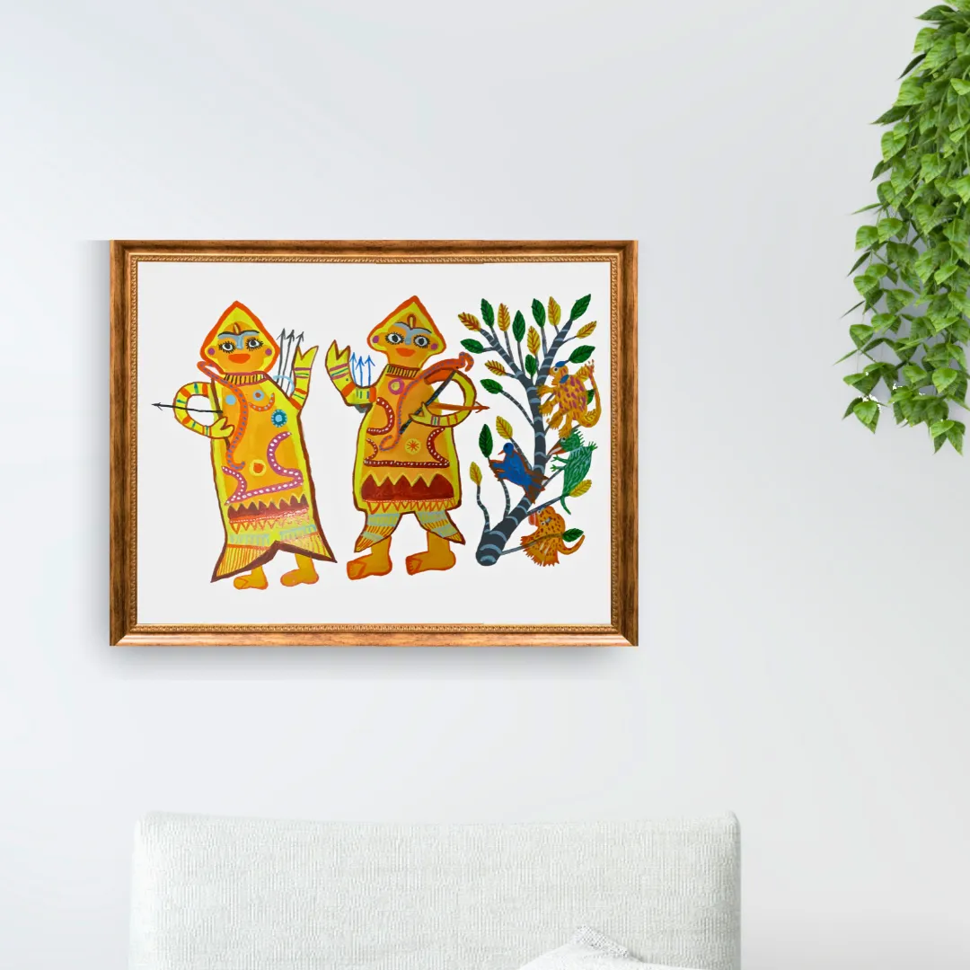 Lord Ram and Lord Laxman in Jungle