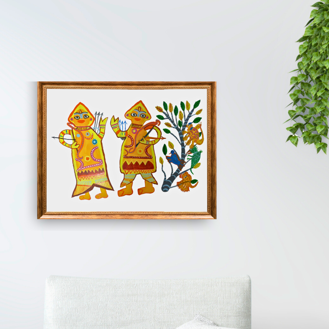 Lord Ram and Lord Laxman in Jungle