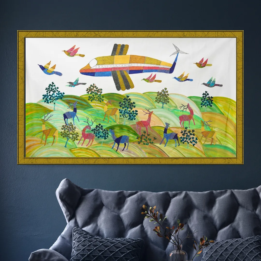 Flight Over Forest
