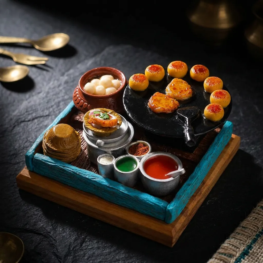 Aloo Tikki Chaat Miniature – A Tribute To Indian Street Food