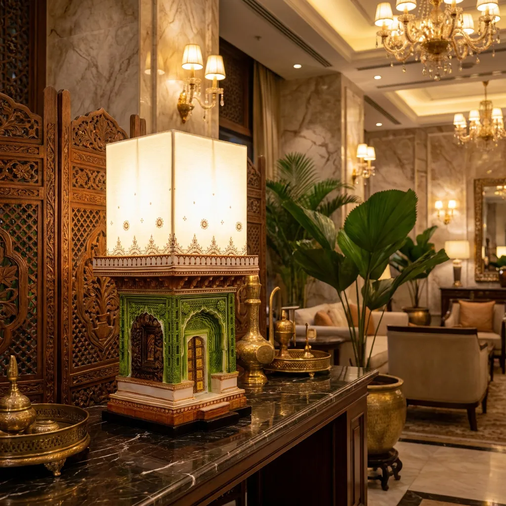 Jaipur Lamp - Miniature Architectural Facade | handcrafted Light