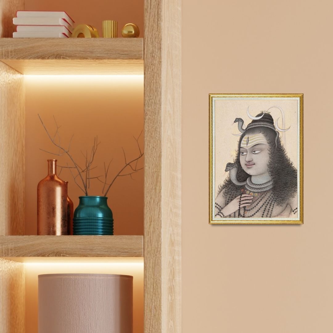 Moonlit Serenity captures Lord Shiva