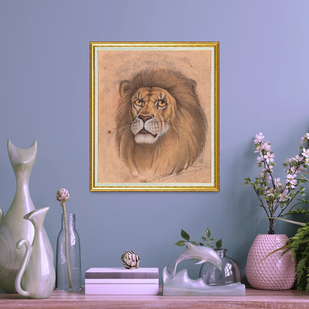 Gaze of the Regal Lion
