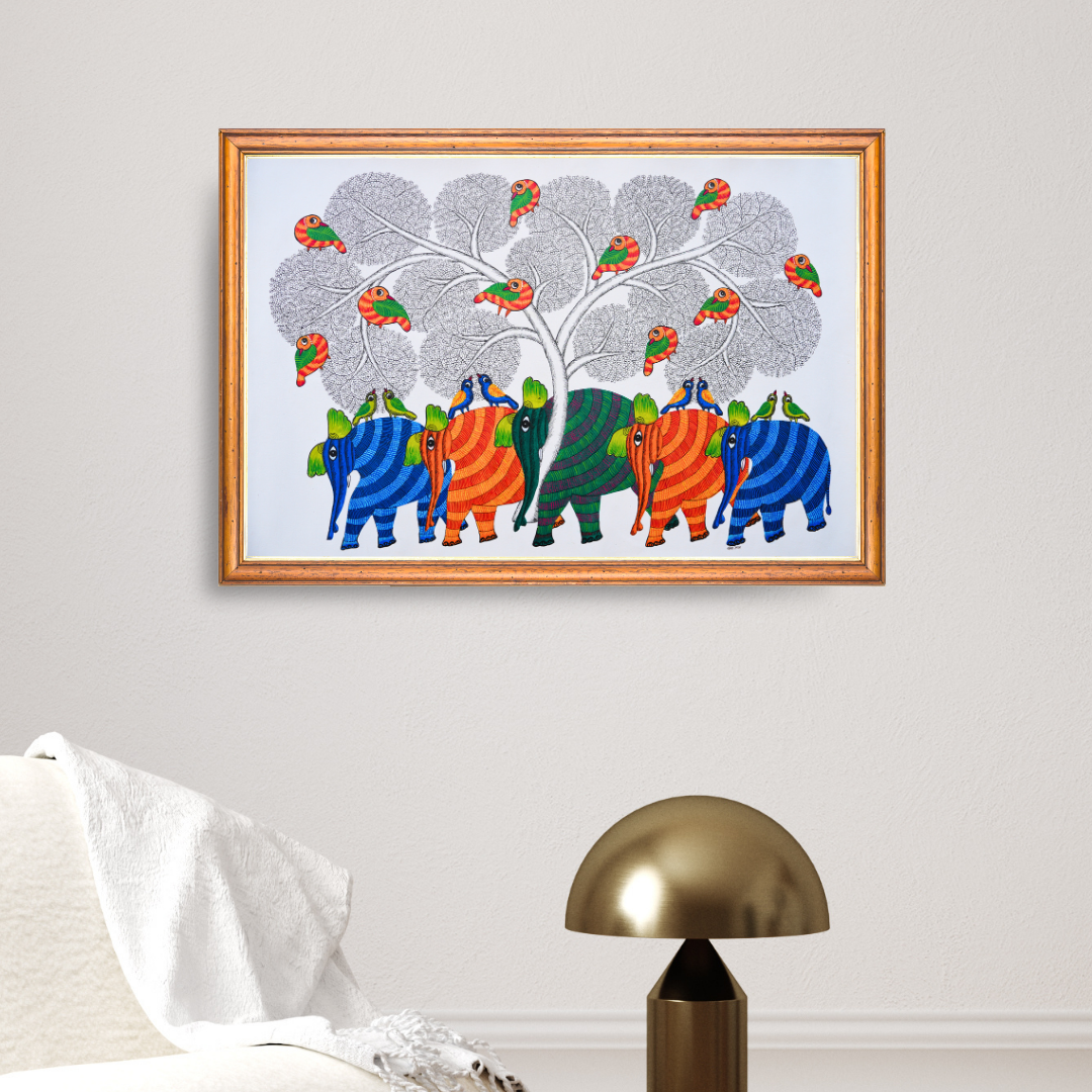 Elephant carrying Tree Product Image