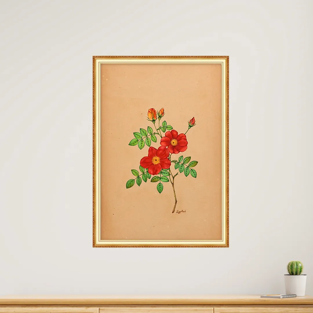 Crimson Rose Stem