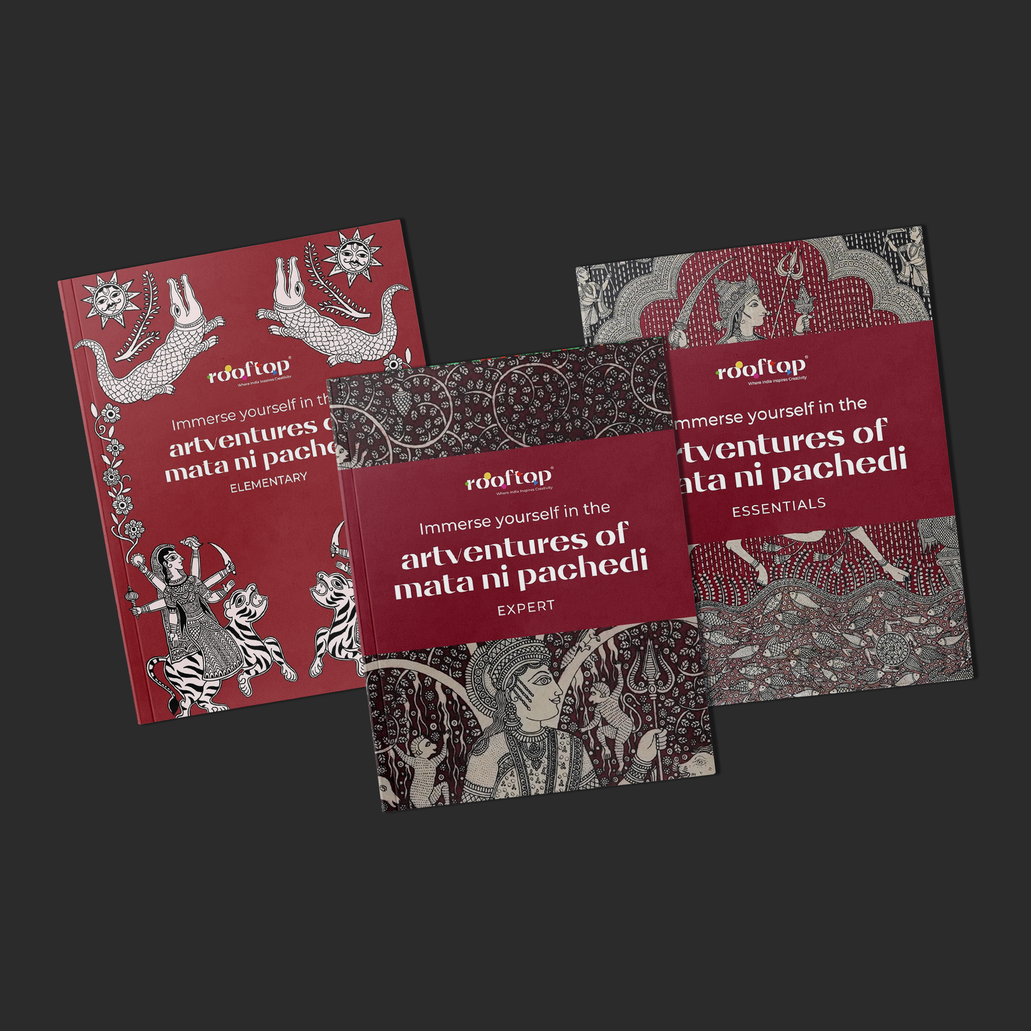Artventures of Mata Ni Pachedi: A Devotional Journey Through Art (3 Set) Product Image