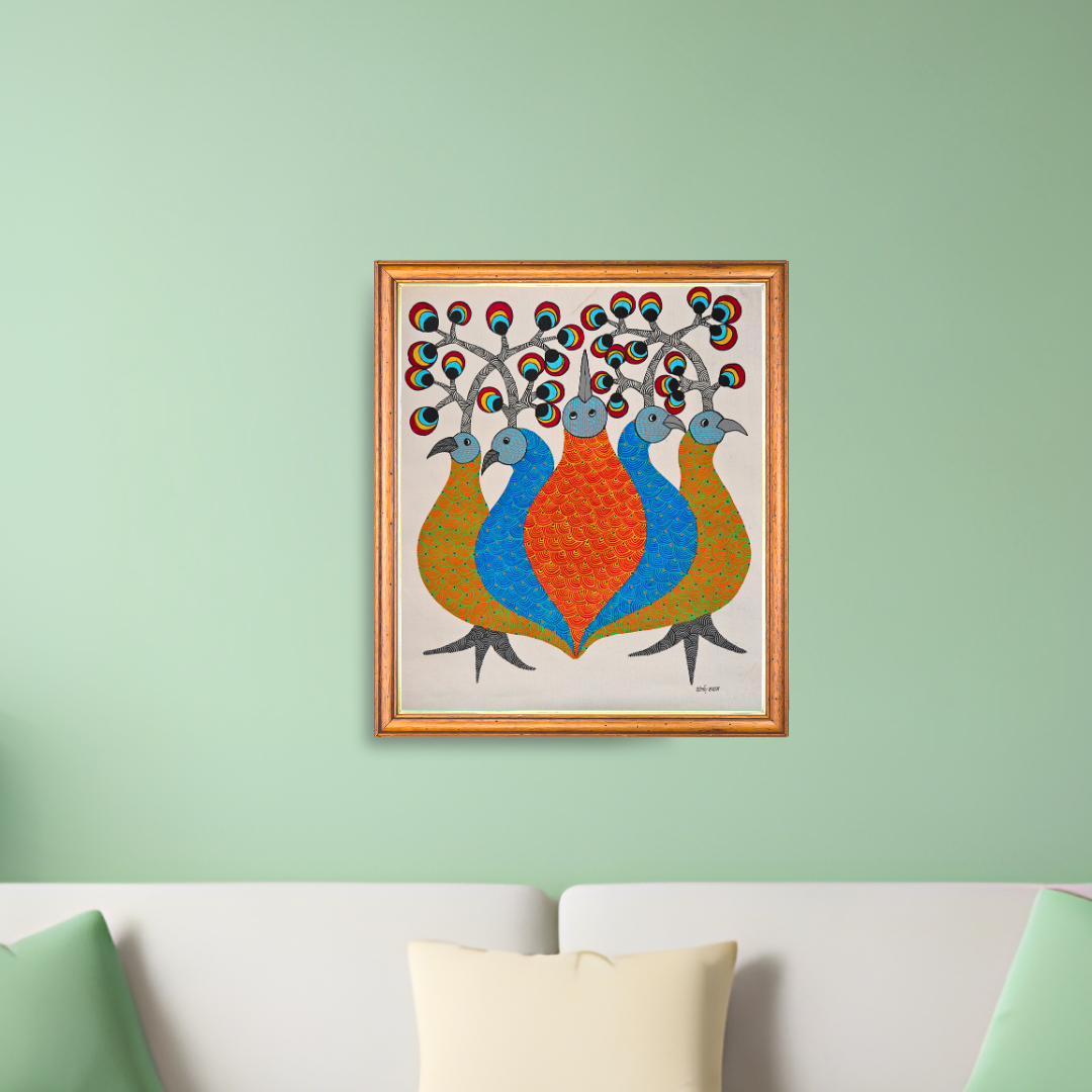 Five Peacocks in One Body Product Image