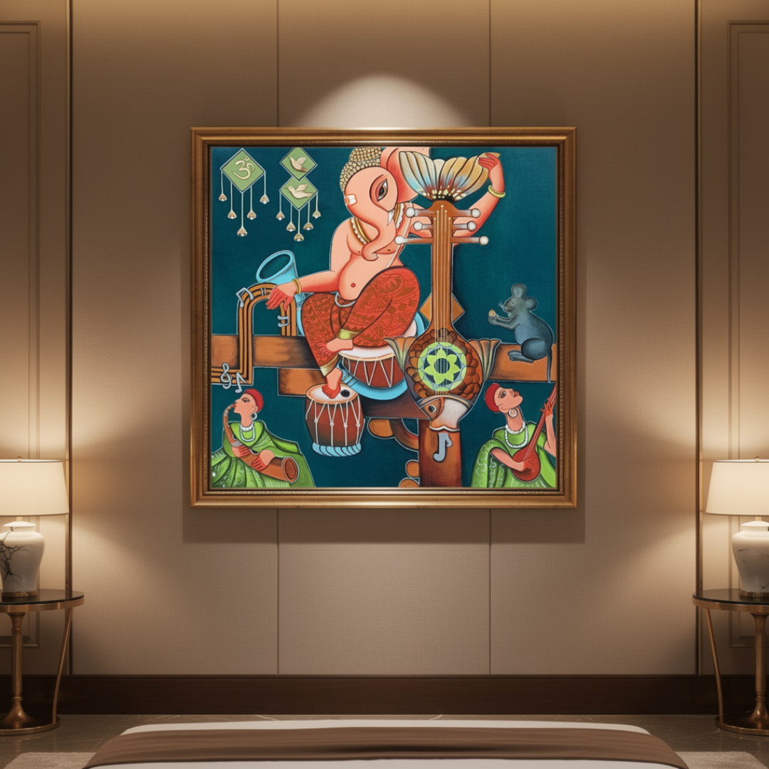 Ganesha with Tanpura