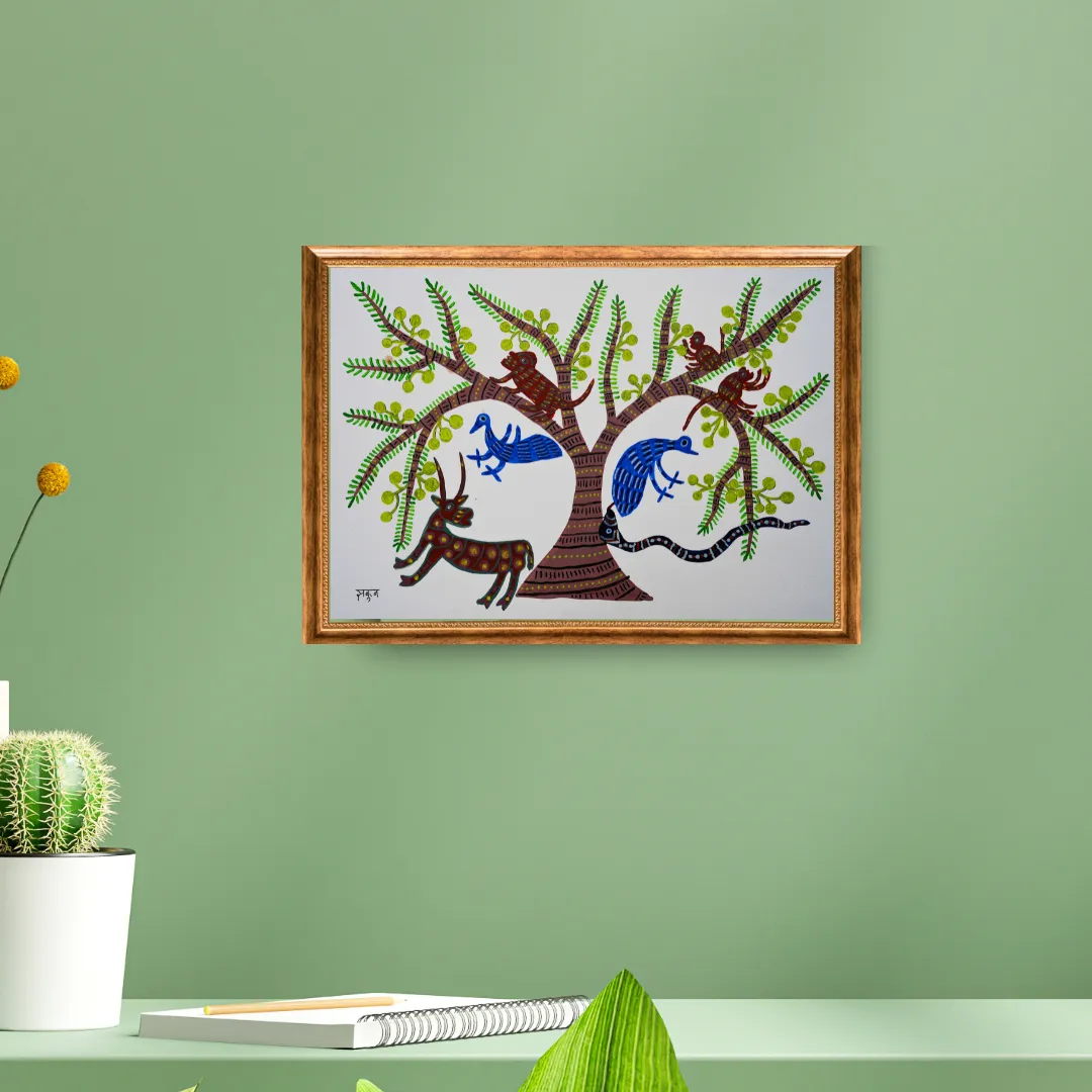 Baiga Creatures Under The Amla Tree