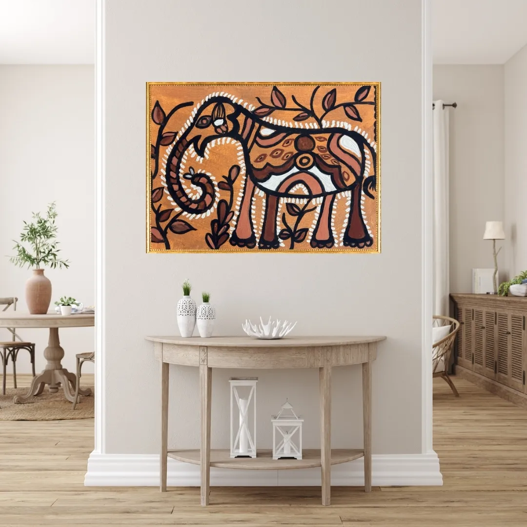 Ornamented Elephant by Fatima