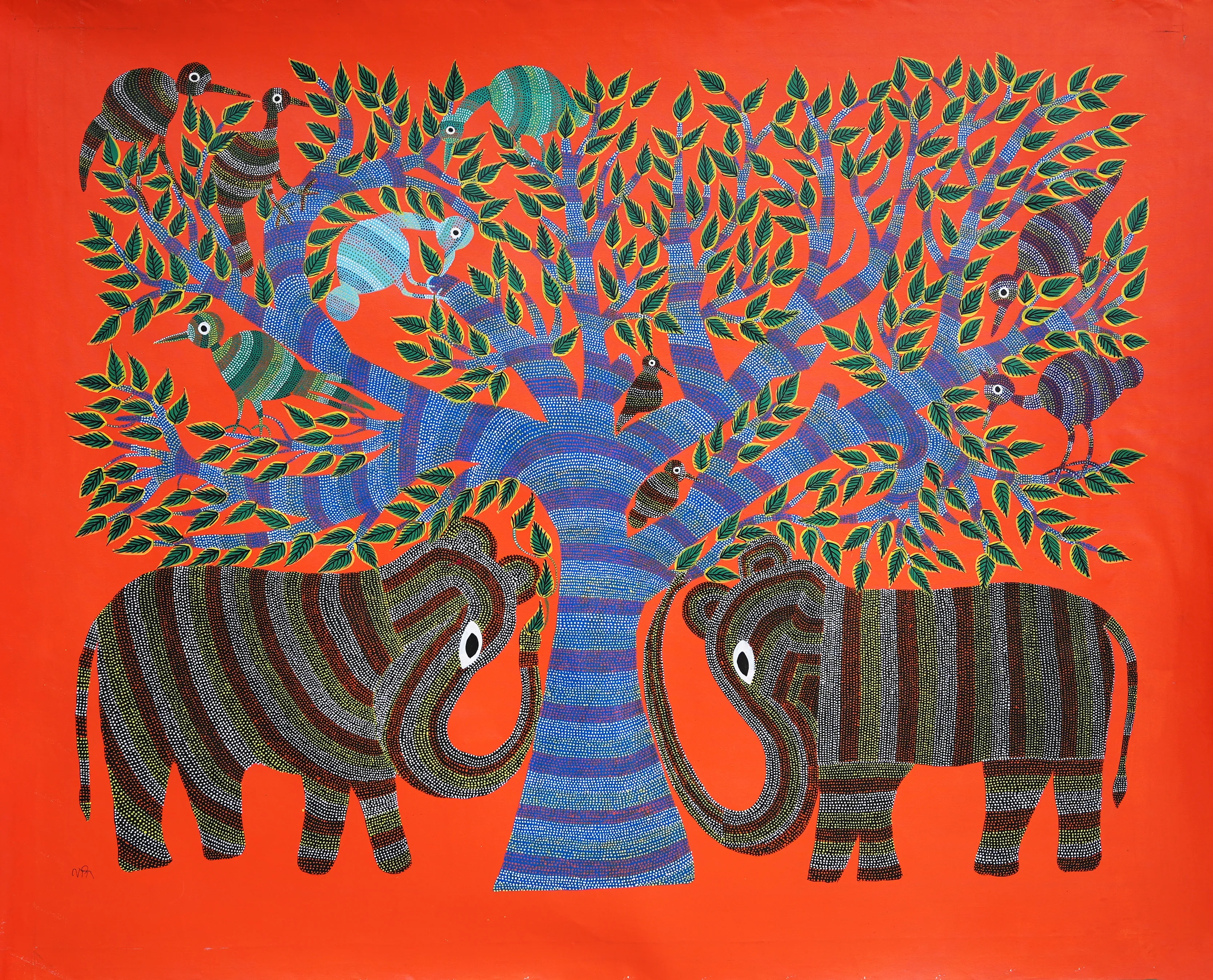 Haathi aur Ped (Elephant and Tree