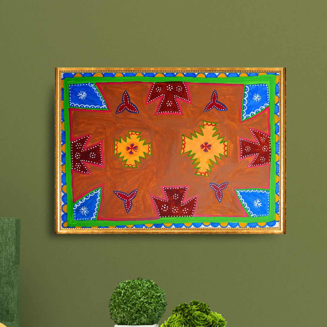 Tribal Rangoli of Baiga - Dhignaa