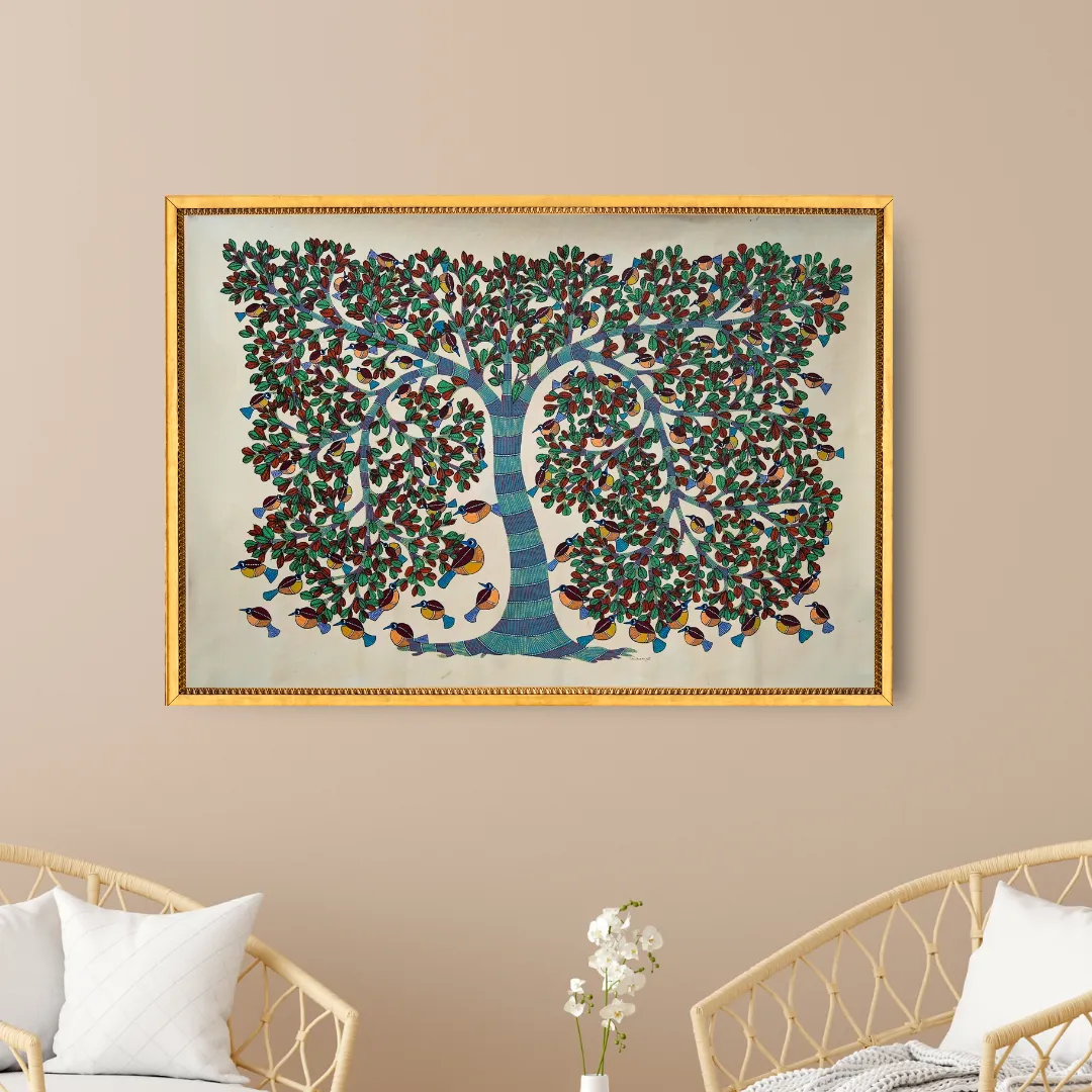 Birds and tree