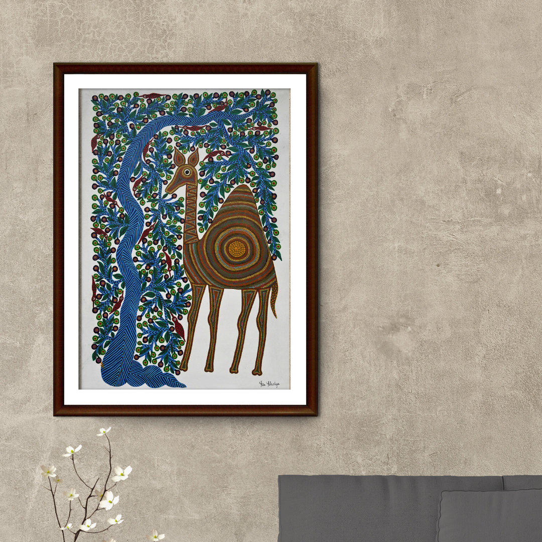 Camel Beneath the Blue  Canopy