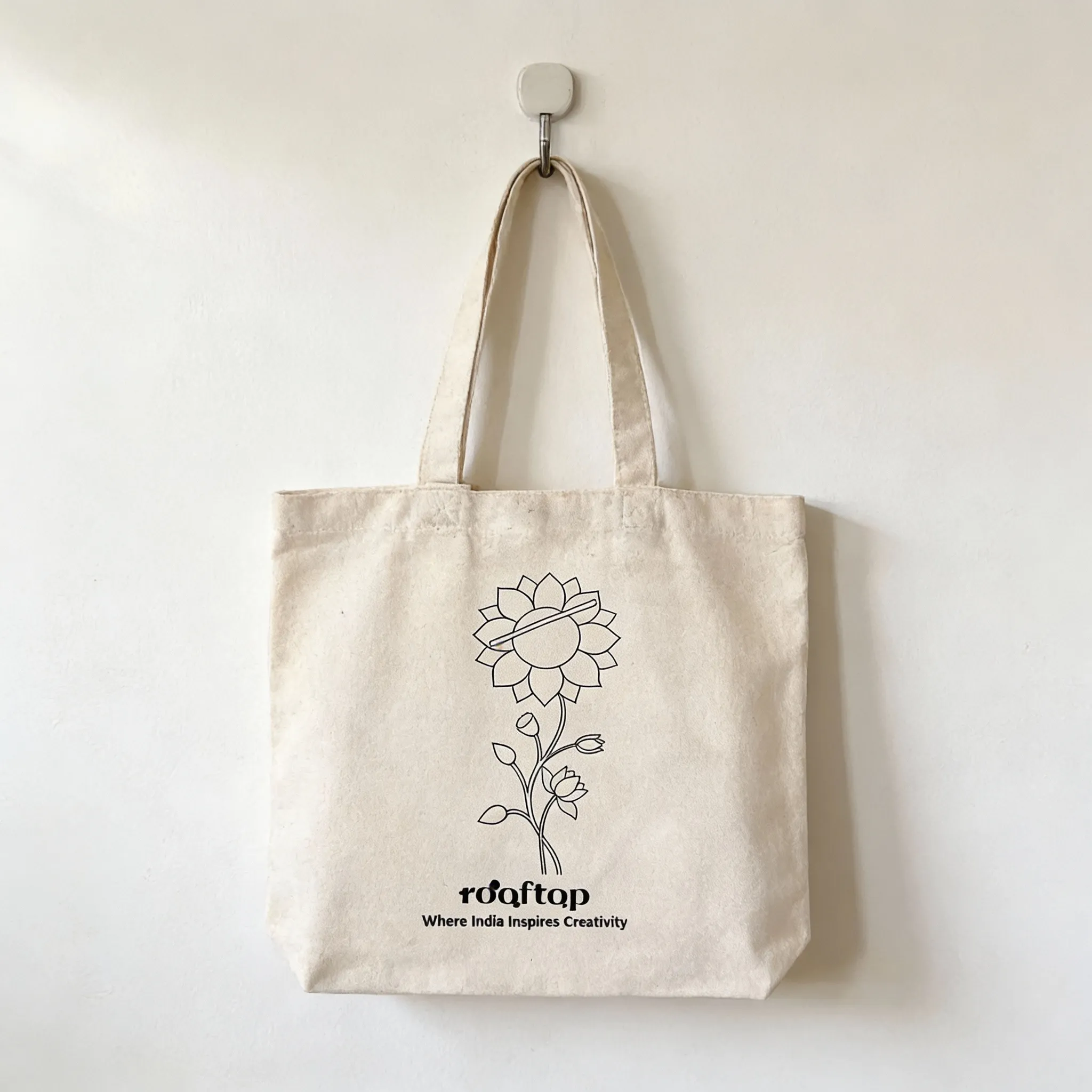 Pichwai Art DIY  Canvas Tote Bag 