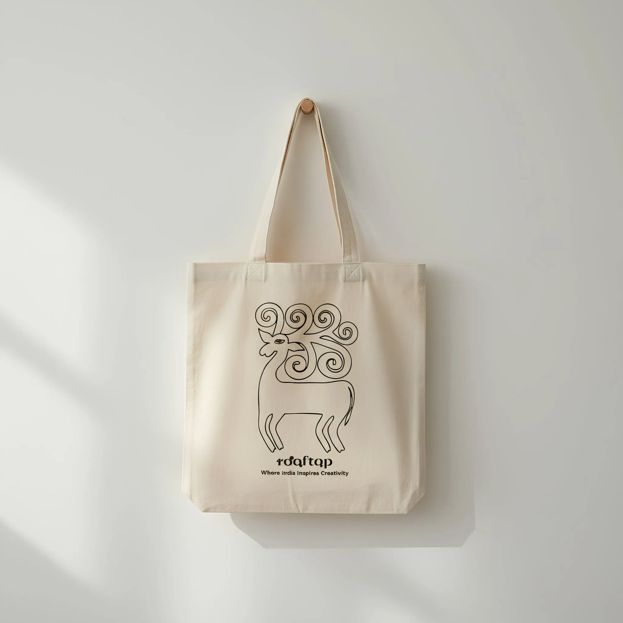 Bhil Tribal Art DIY  Canvas Tote Bag 