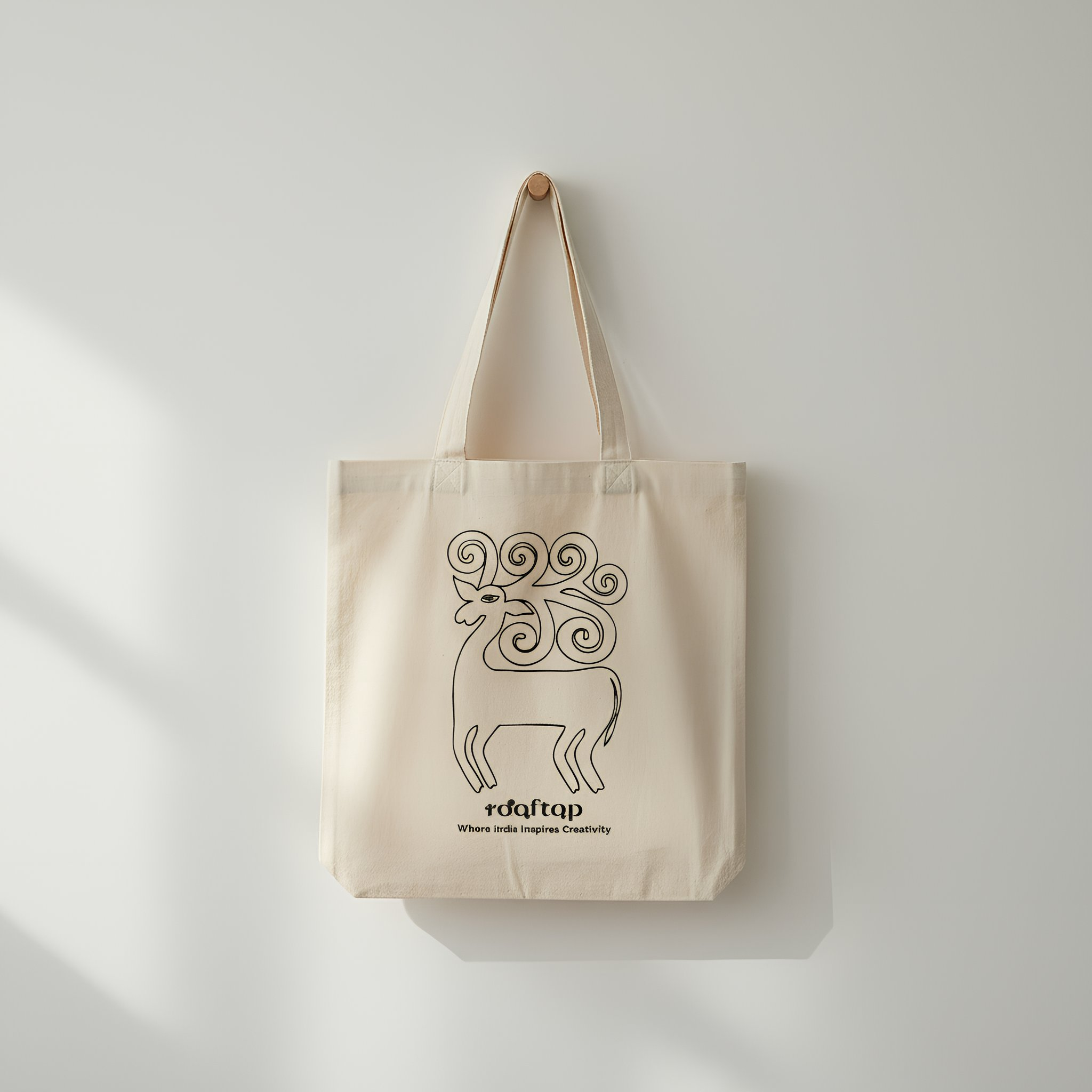 Bhil Tribal Art DIY  Canvas Tote Bag 