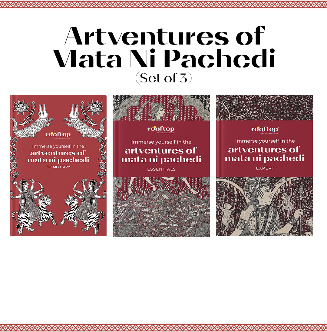 Artventures of Mata Ni Pachedi: A Devotional Journey Through Art (3 Set) Product Image