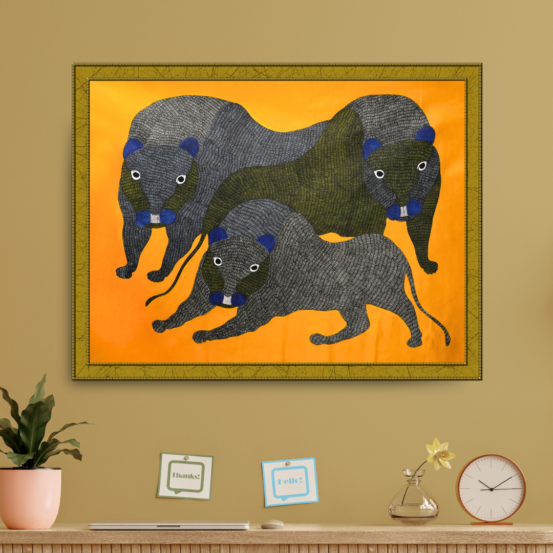 Three Black Tigers Product Image