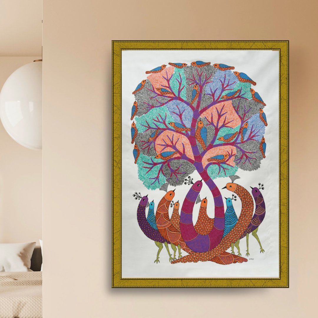 A Flock of Peacocks Product Image