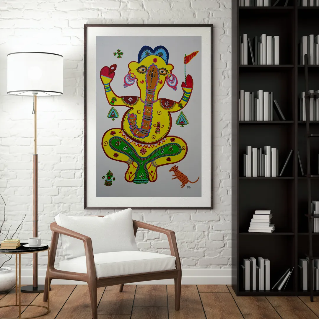 Ganesh Ji Yellow