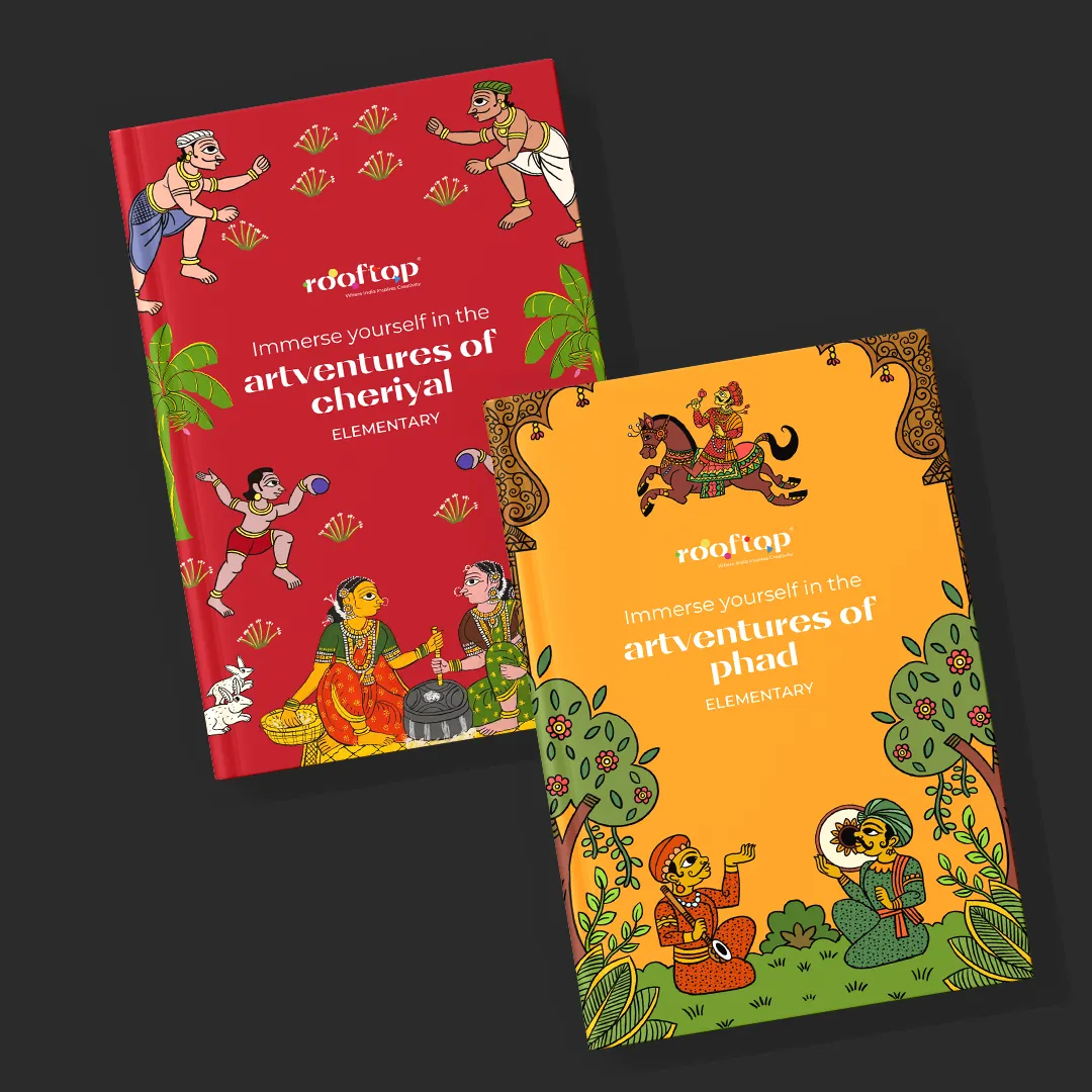 Scroll Arts of India (Combo of 2 Books)