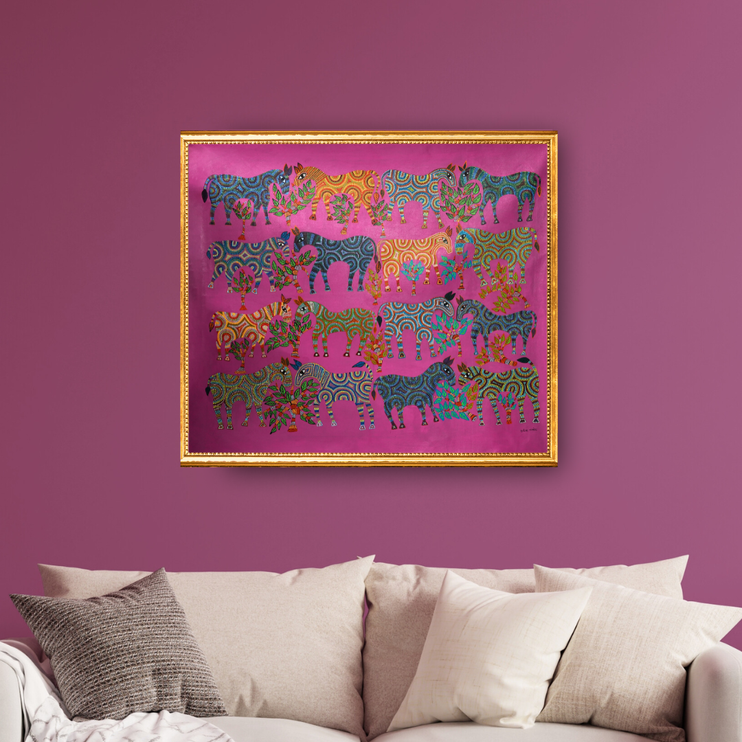 The Sacred Herd Pithora Horses in Harmony Product Image