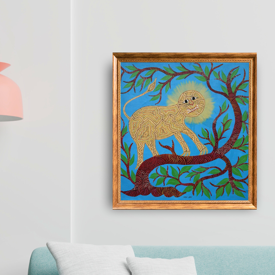 Lion On A Tree Product Image
