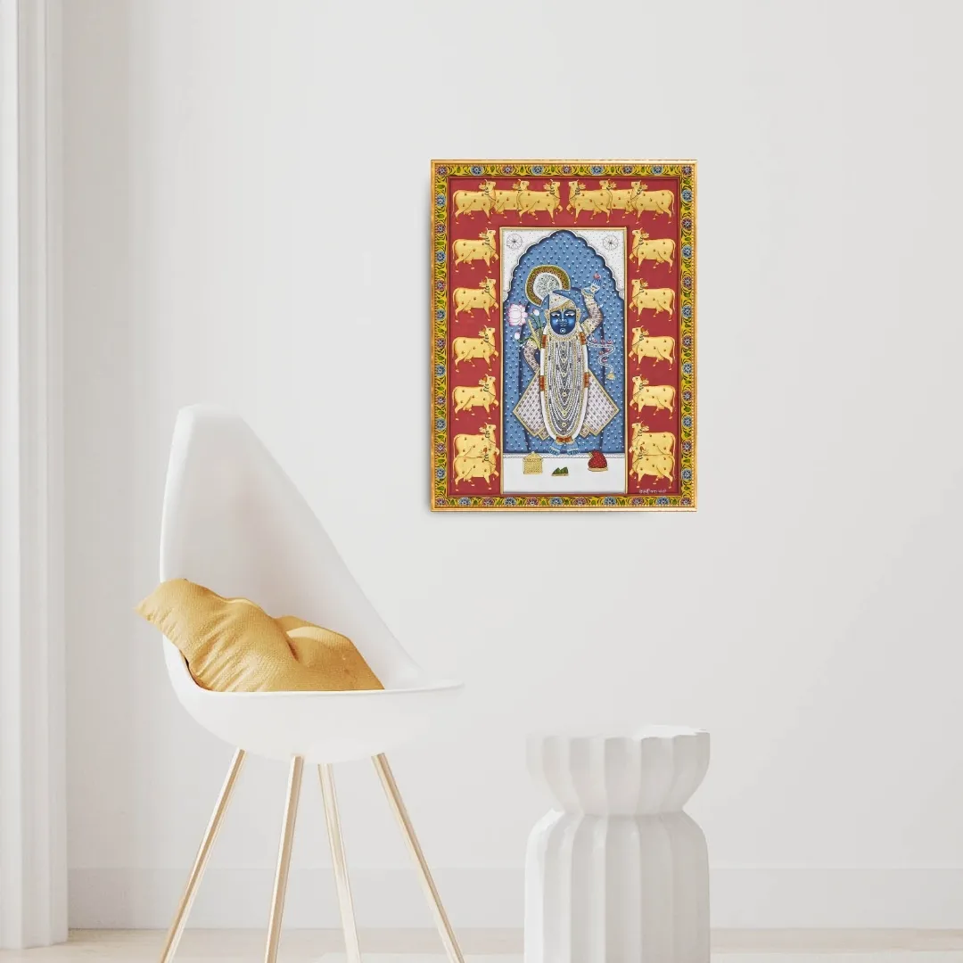 Pichwai Sacred Shreenathji Painting