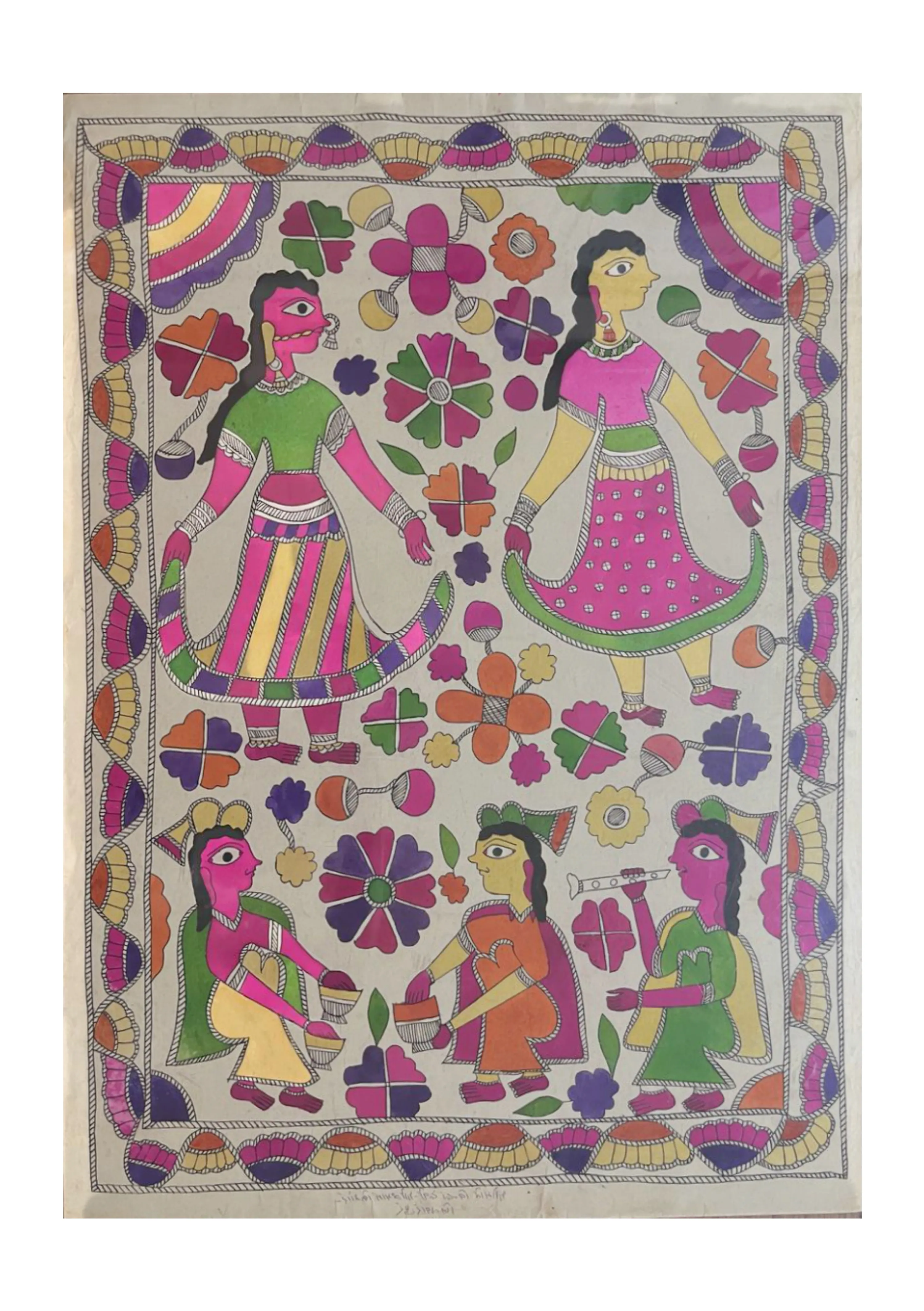 Madhubani Untitled - XIII