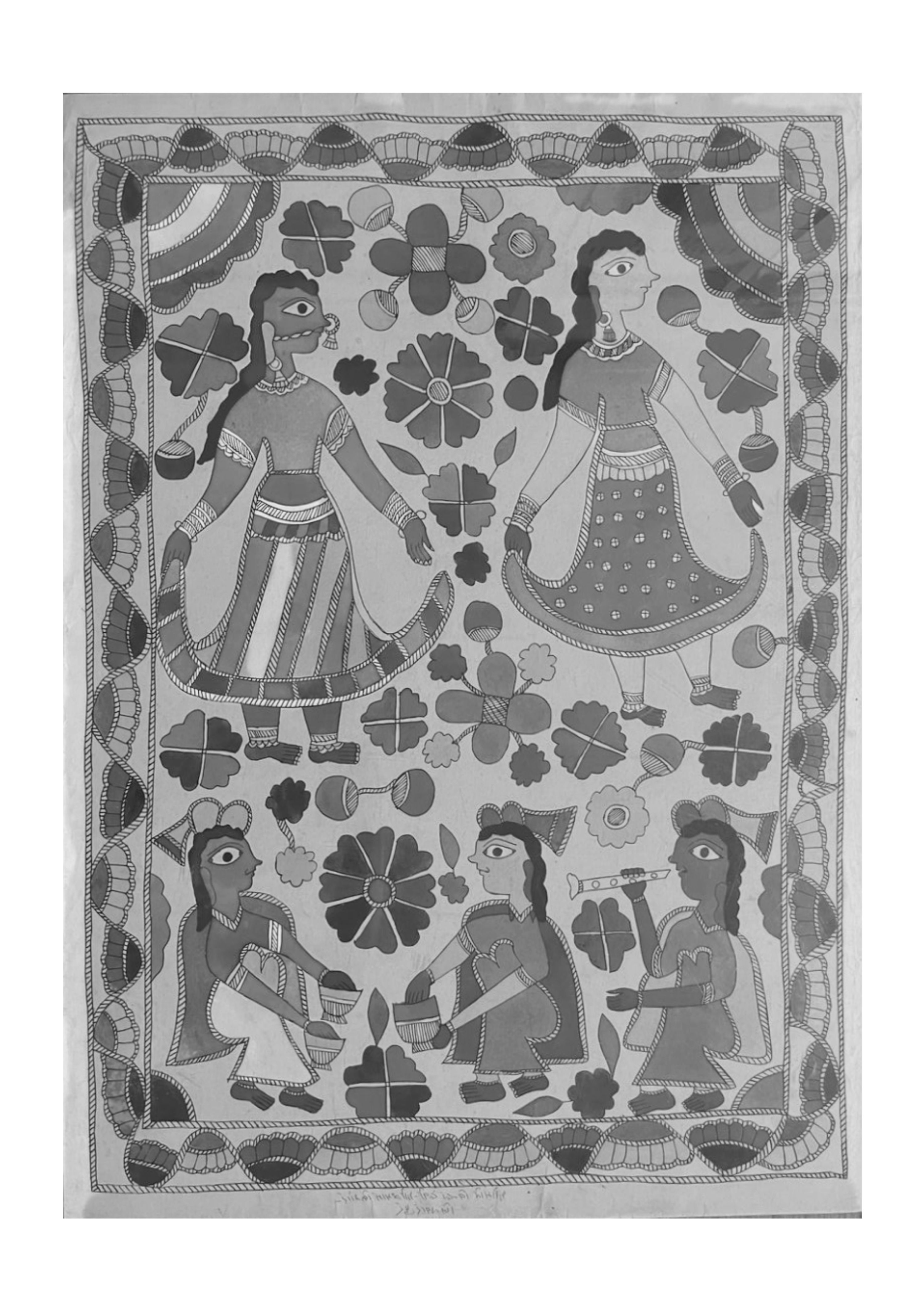 Madhubani Untitled - XIII
