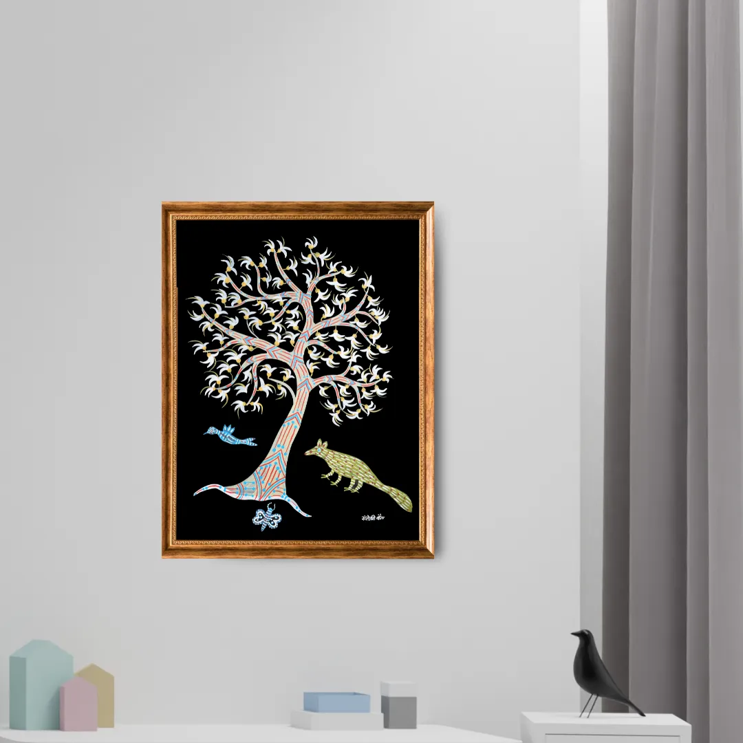 White Palsh Tree and Mangoose