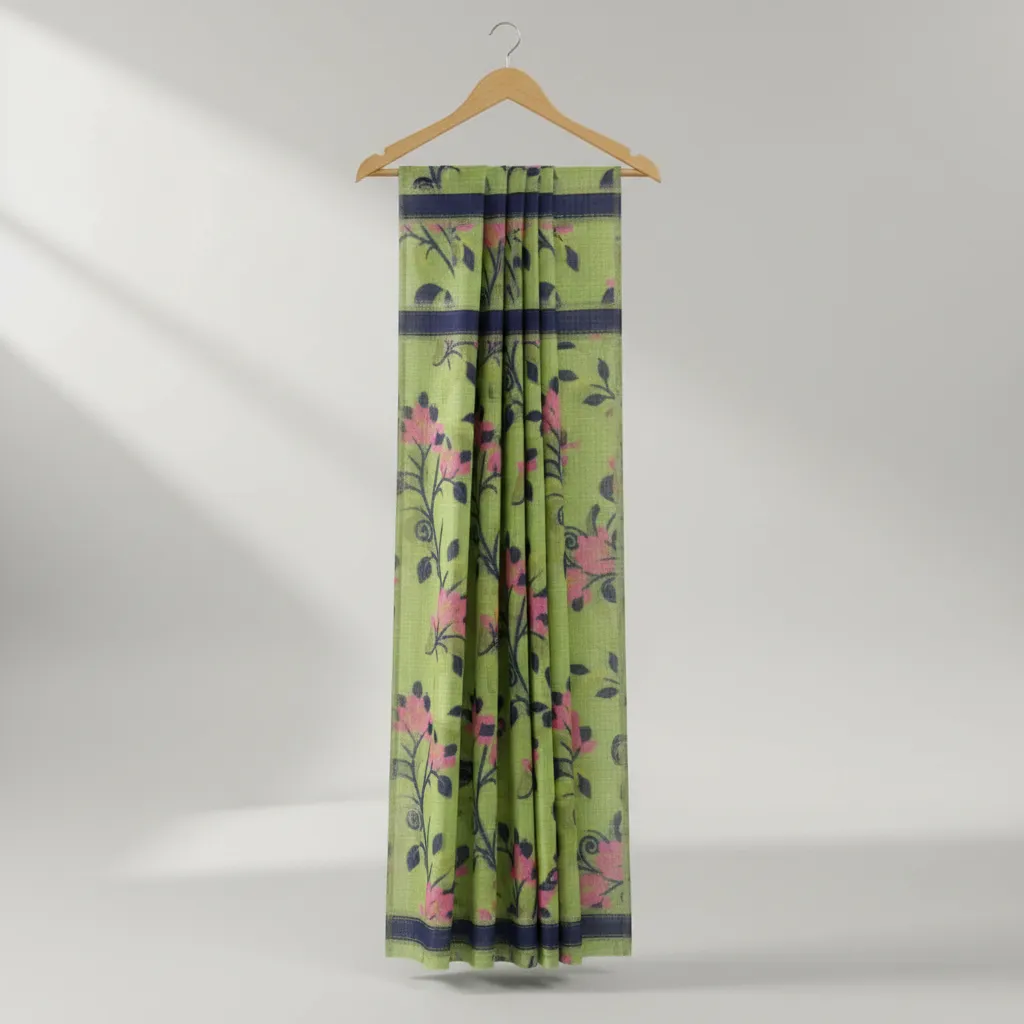 Dhaka Jamdani Cotton Silk