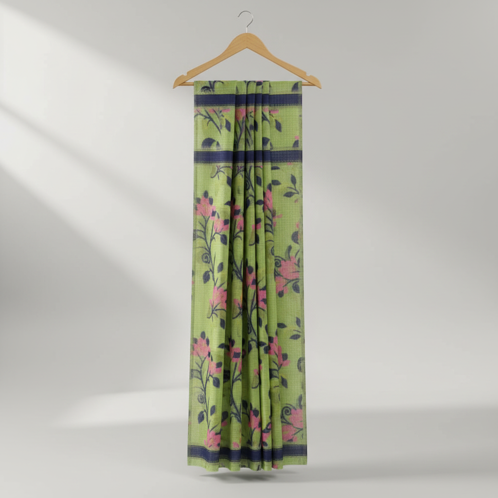 Dhaka Jamdani Cotton Silk