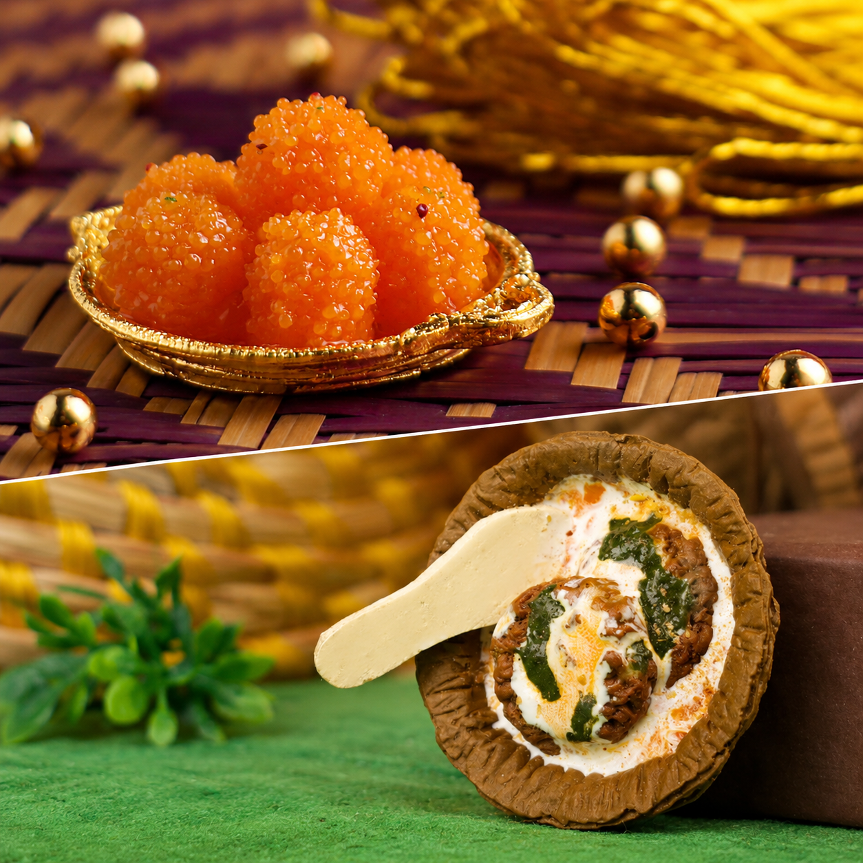 Indian Street Food Miniature Fridge Magnet Set