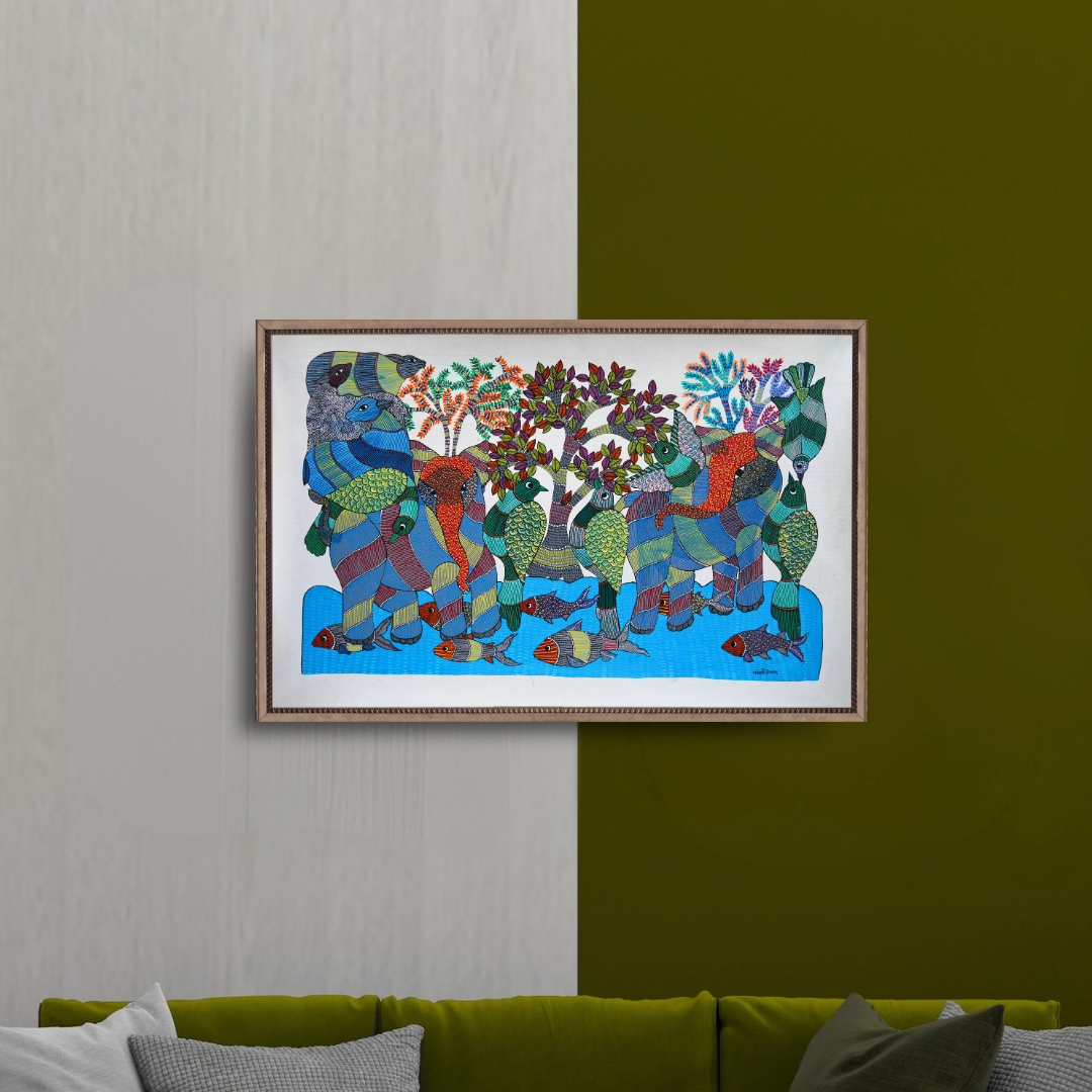 The World of Jungle near River