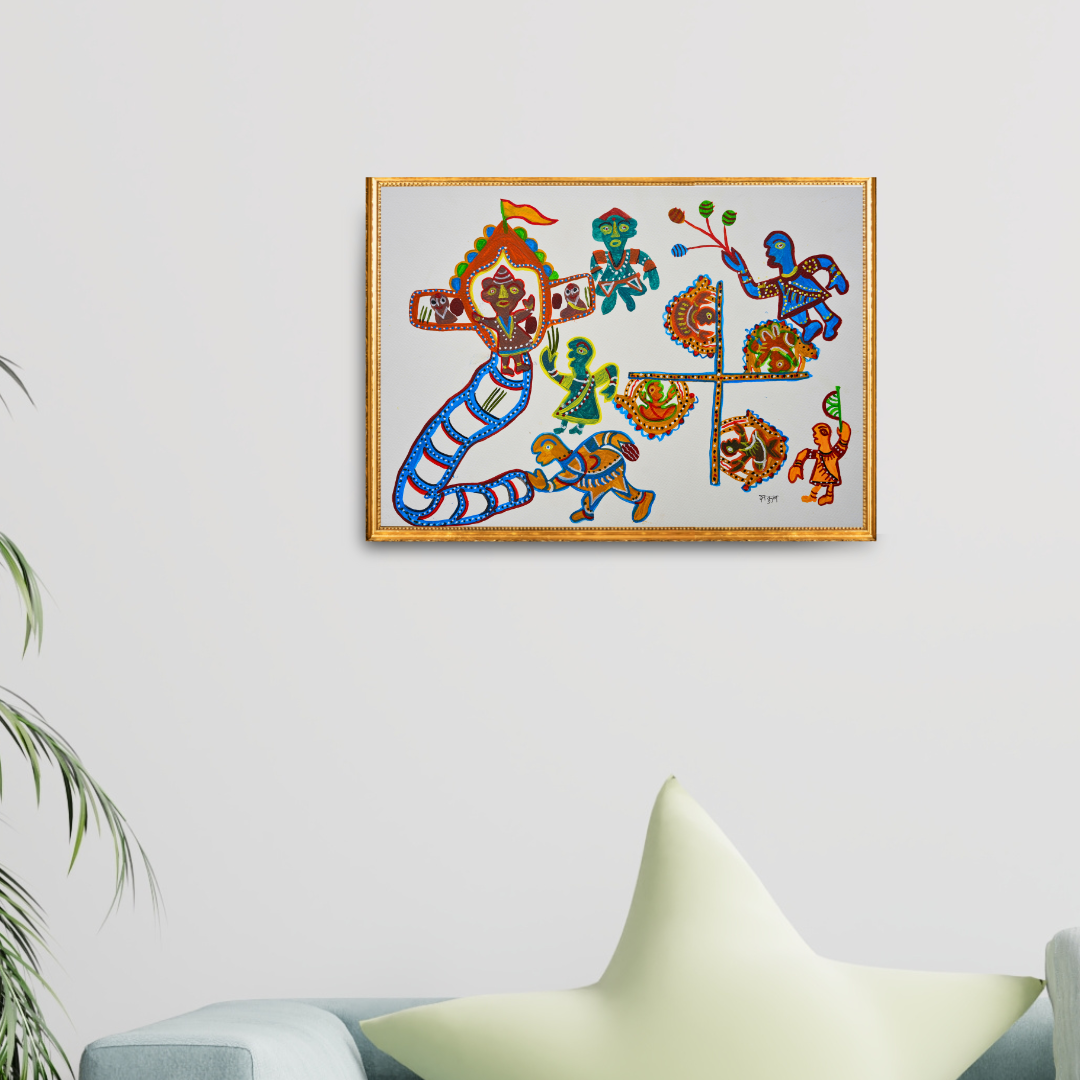 The Village Fair Around the Temple Product Image