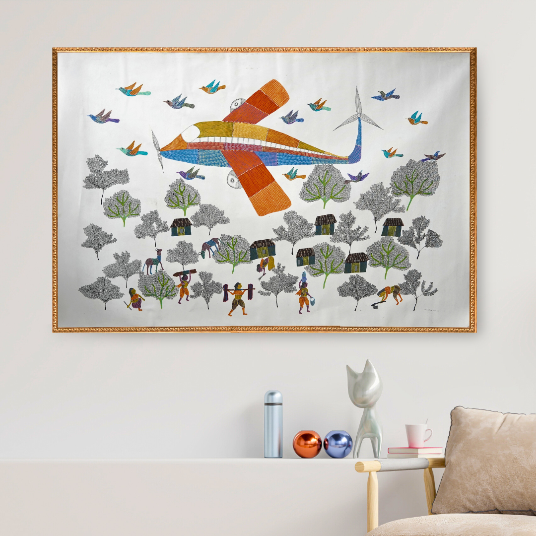 Flight Above the Village