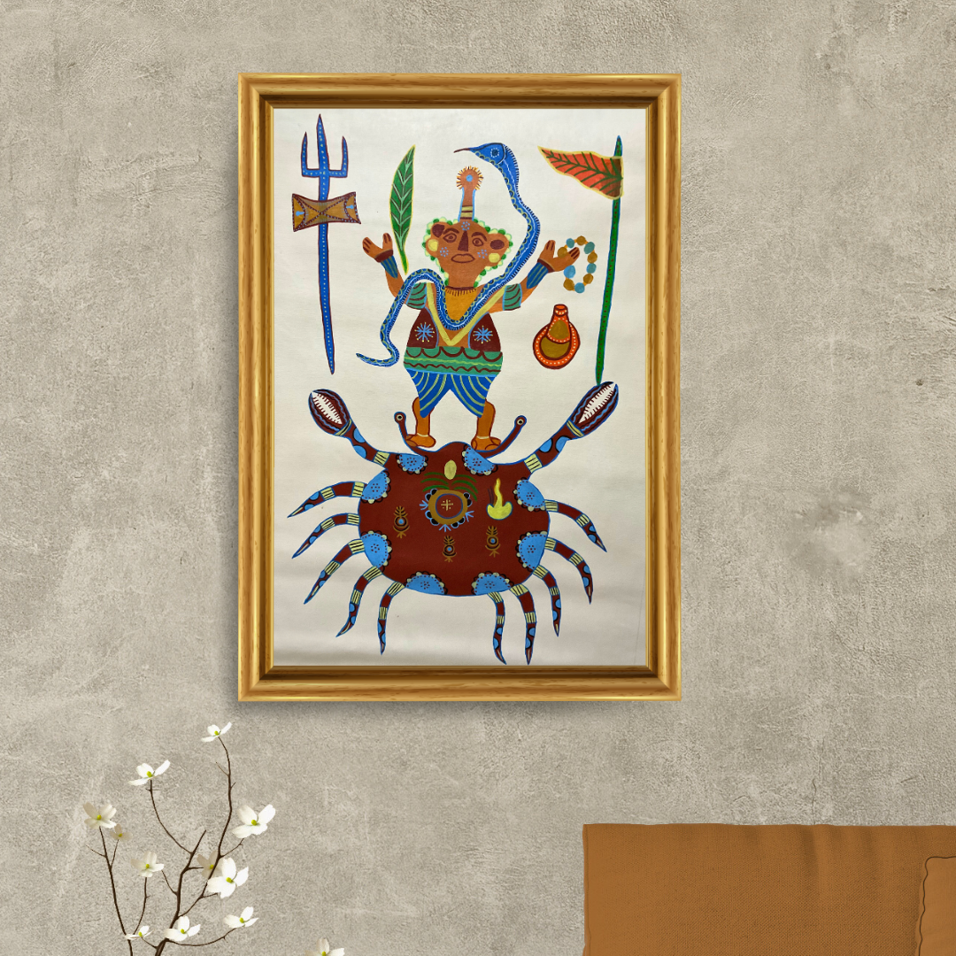 Naag Dev on his Mount